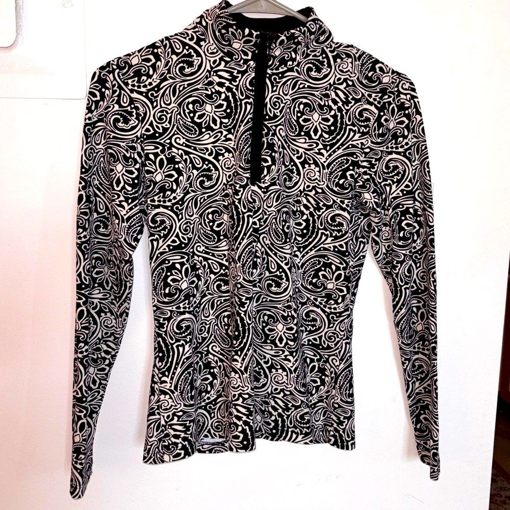 J. McLaughlin quarter zip athletic long sleeve top